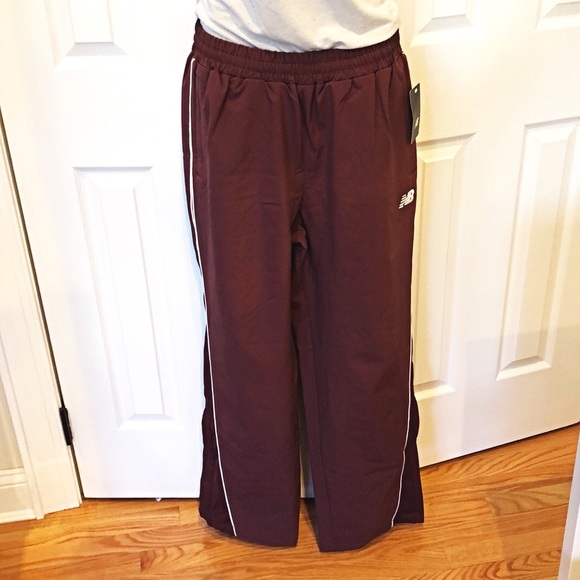 New Balance Other - NEW BALANCE Maroon Warm Up Pant